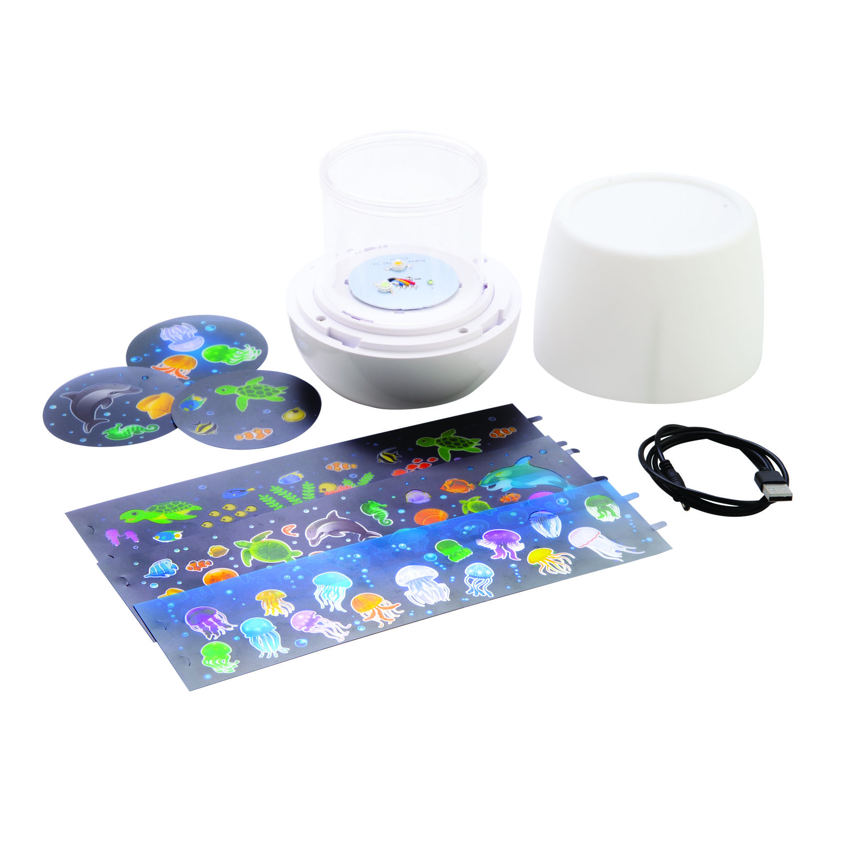 Lil' Dreamers Lumi-Go-Round Sea Adventure Projector Night Light - Image 2